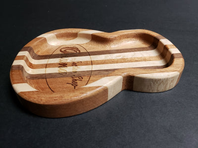 Ohana Custom Shop: Multi-wood Ukulele-shaped Wooden Tray