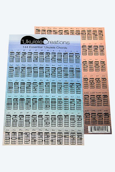 Ukulele Chord Chart by Daniel Ho