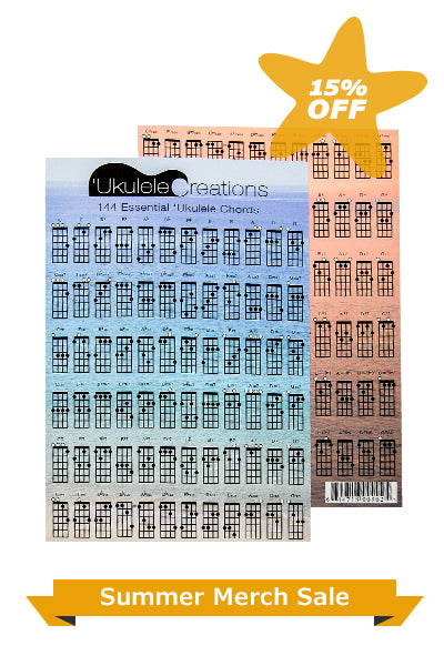 Ukulele Chord Chart by Daniel Ho