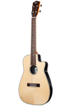 Ohana Baritone BK-70RB Solid Spruce Top, Round Composite Back