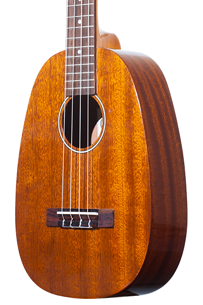 Ohana Ukuleles PKC-25G Pineapple Shaped Solid Mahogany Concert