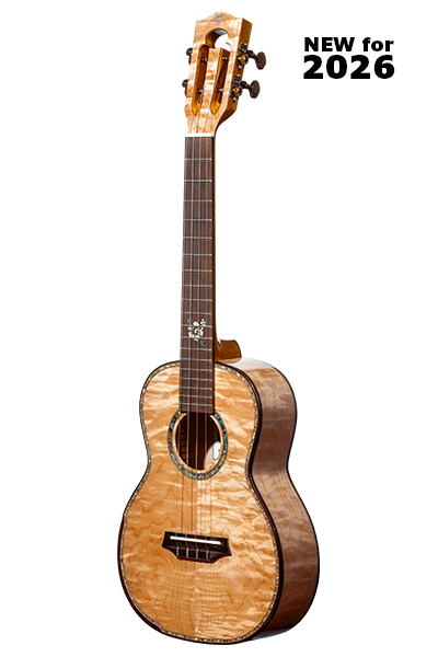 Limited Edition -450QEL Series Quilted Eucalyptus Concert Ukulele