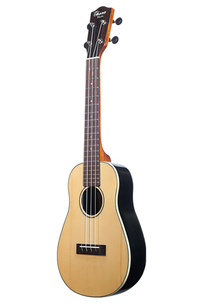 Ohana Ukuleles 70RB Solid Spruce & Round Composite Back Ukulele