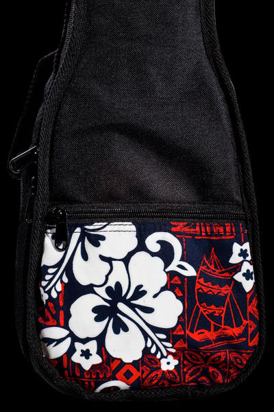 Ohana Ukuleles UB-XX Hawaiian Print Gig Bag