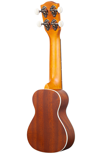 Back of solid mahogany sopranissimo uke