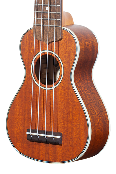 Sound hole with black/white/black rosette detail