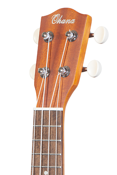 Grover open‑geared tuners on ukulele headstock