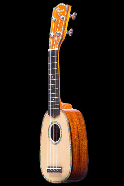 tiny pineapple ukulele ohana ukuleles tpk-70g