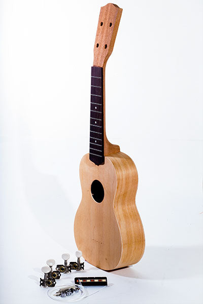 ohana soprano ukulele diy kit front
