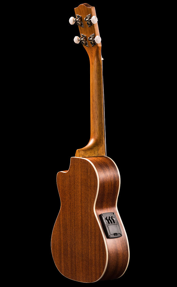 Ohana Ukuleles CK-20CE Solid Top Mahogany with Cut-Away Concert