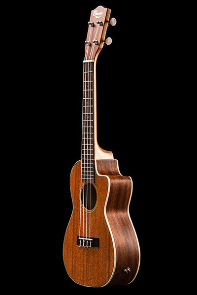 Ohana Ukuleles CK-20CE Solid Top Mahogany with Cut-Away Concert