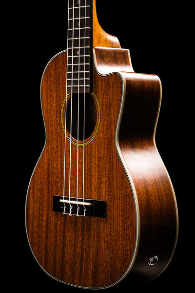 Ohana Ukuleles TK-20CE Solid Top Mahogany with Cut-Away Tenor