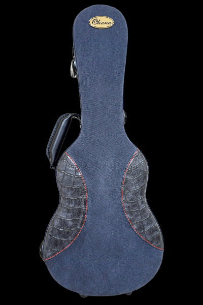 ohana ukulele fiberglass case UCFG front
